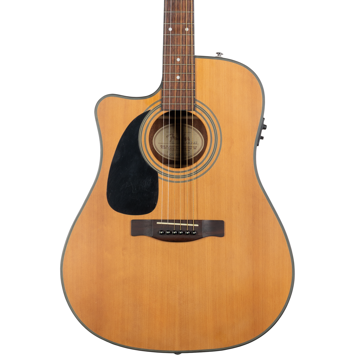 Fender CD 100CE Left Handed Acoustic Electric Guitar - Natural