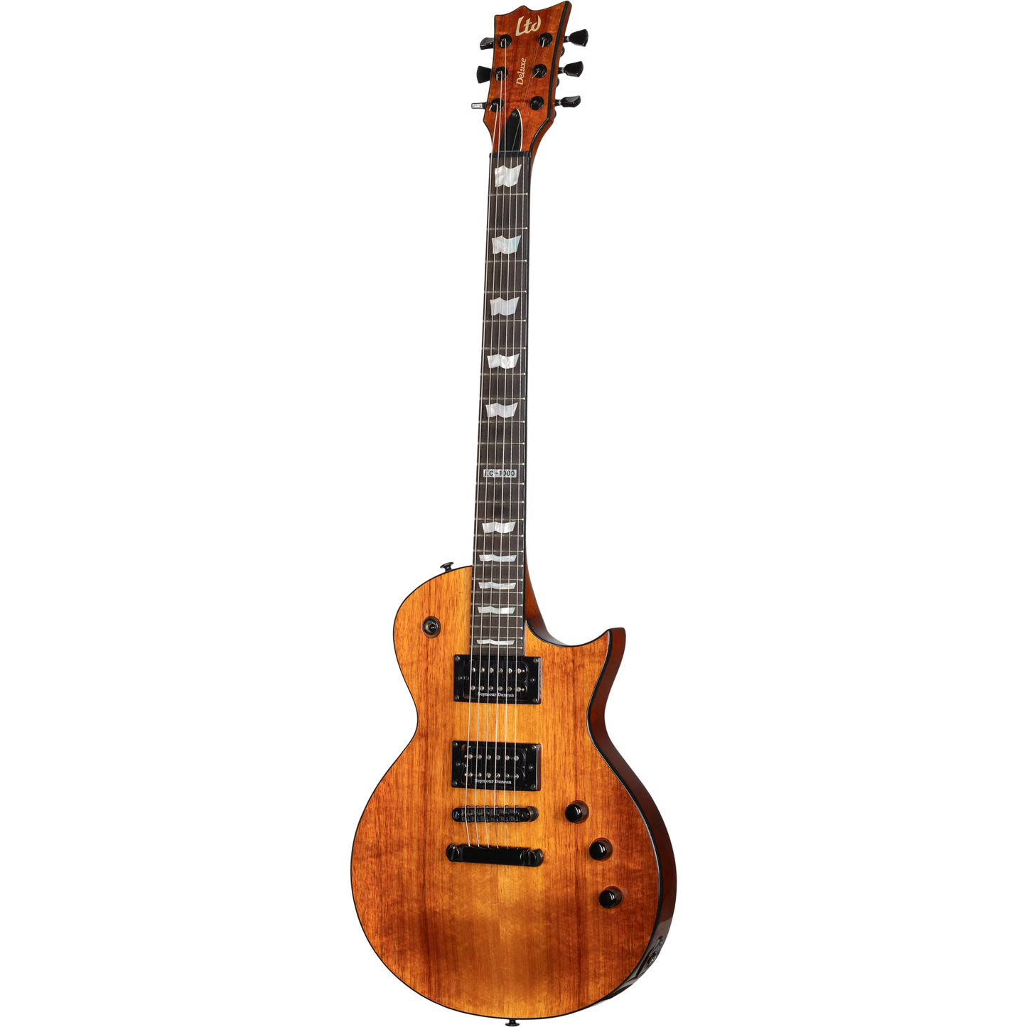 ESP LTD EC-1000 Eclipse Koa Electric Guitar - Natural