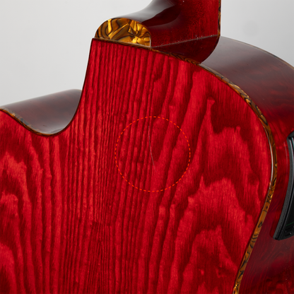 Dean Guitars Exotica Quilt Ash Acoustic Electric Guitar - Trans Cherry Sunburst