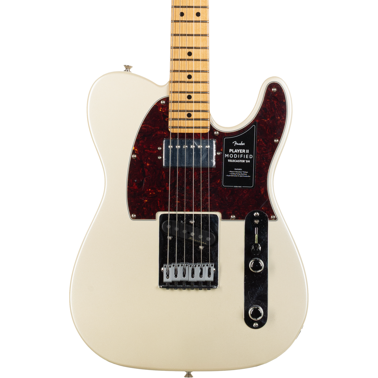 Fender Player II Modified Telecaster SH - Maple Fingerboard, Olympic Pearl