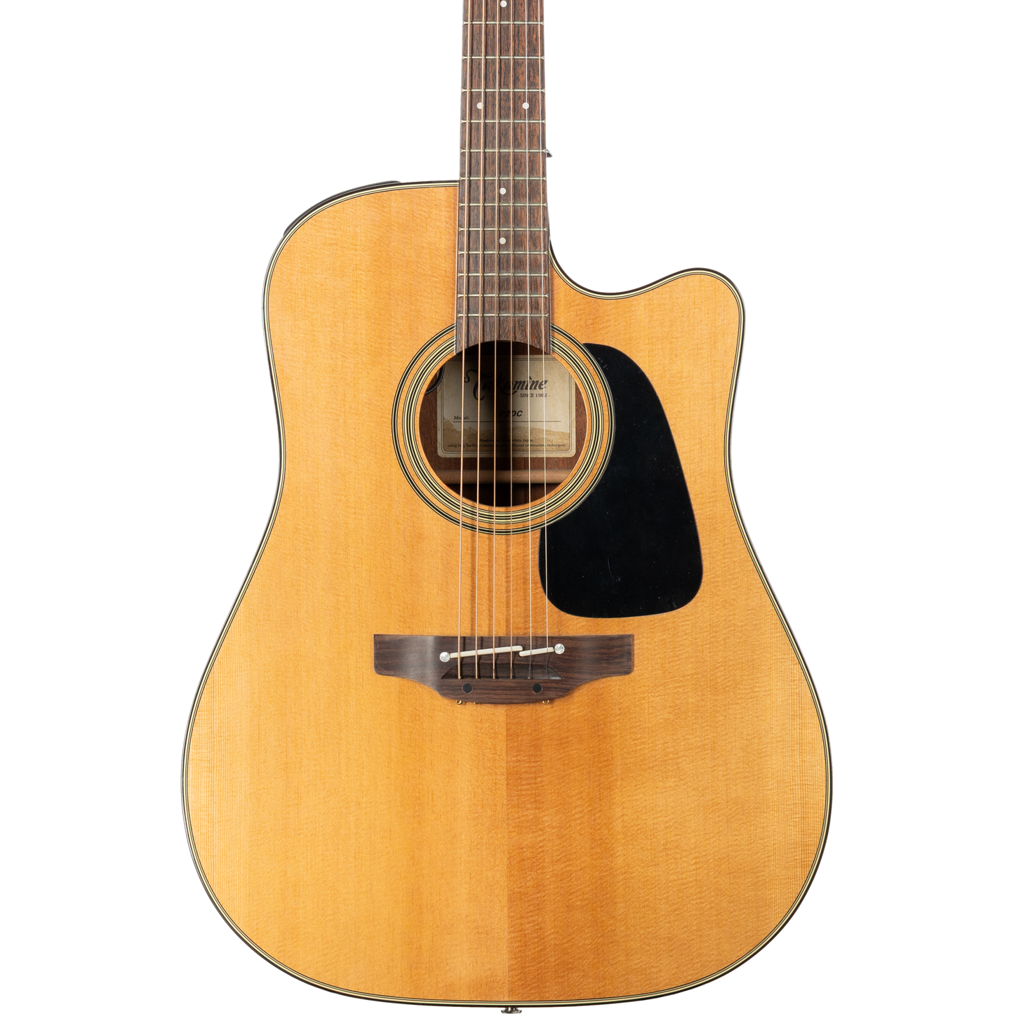 Takamine P2DC Dreadnought Cutaway Acoustic Electric Guitar - Natural Satin