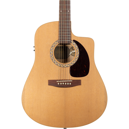 Seagull S6  Cutaway Acoustic Electric Guitar w/LR Baggs Micro EQ - Solid Cedar Top