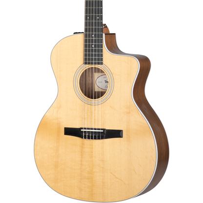 Taylor 214ce-N Nylon String Grand Auditorium Acoustic Electric Guitar - Natural