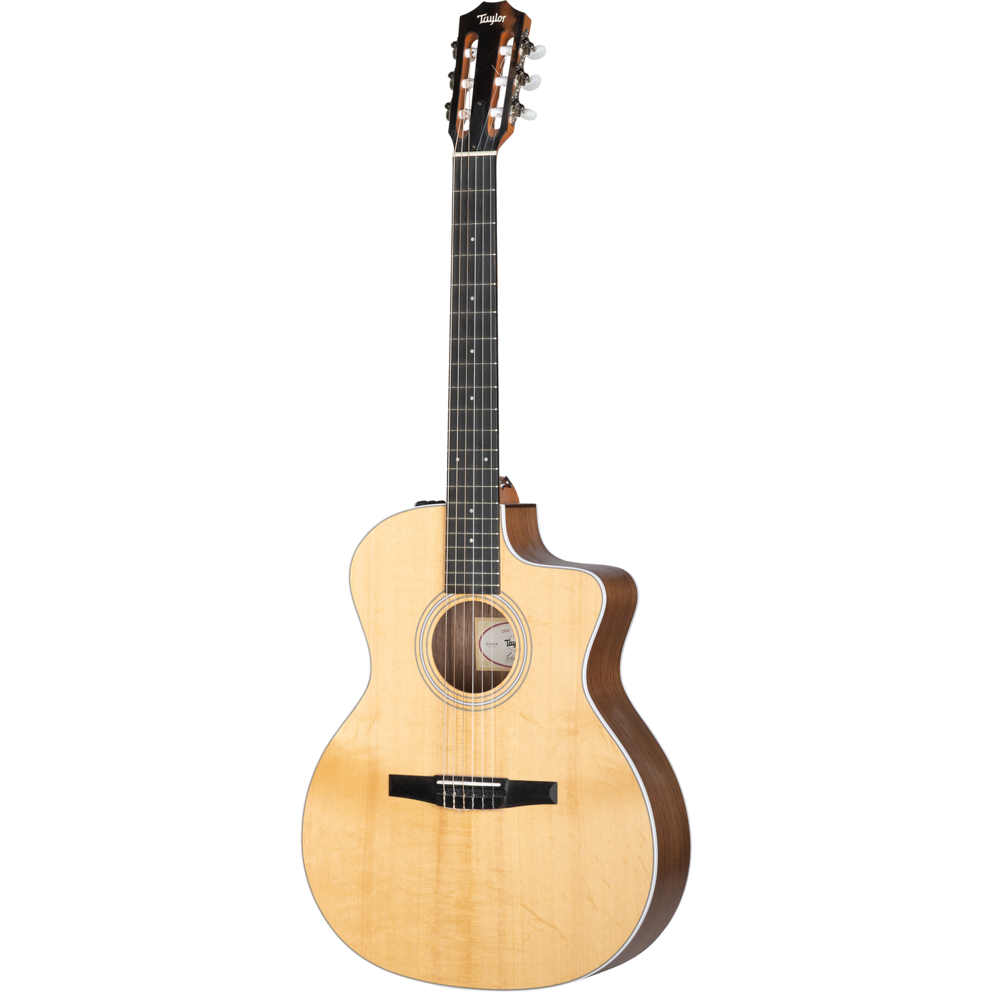 Taylor 214ce-N Nylon String Grand Auditorium Acoustic Electric Guitar - Natural