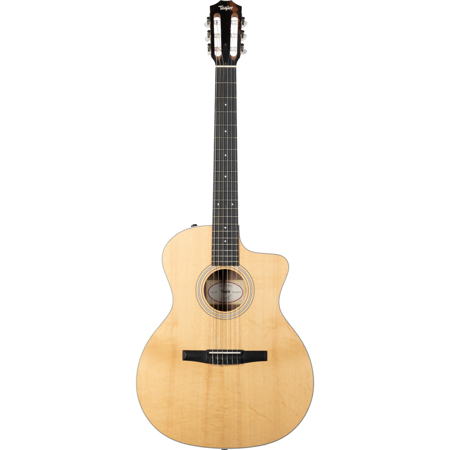 Taylor 214ce-N Nylon String Grand Auditorium Acoustic Electric Guitar - Natural