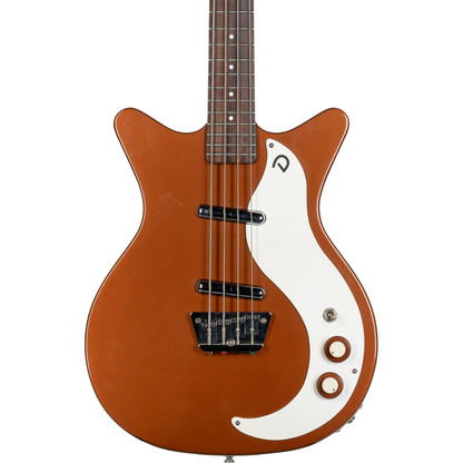 Danelectro 59 DC Short Scale Electric Bass - Copper