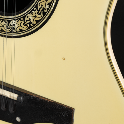 Ovation 1756 Legend 1990 12-String Acoustic Electric Guitar - Ivory/Natural Top