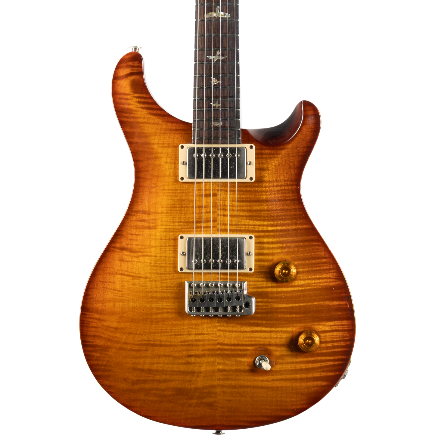 PRS Custom 22 Electric Guitar - Antique Violin Sunburst 10-Top
