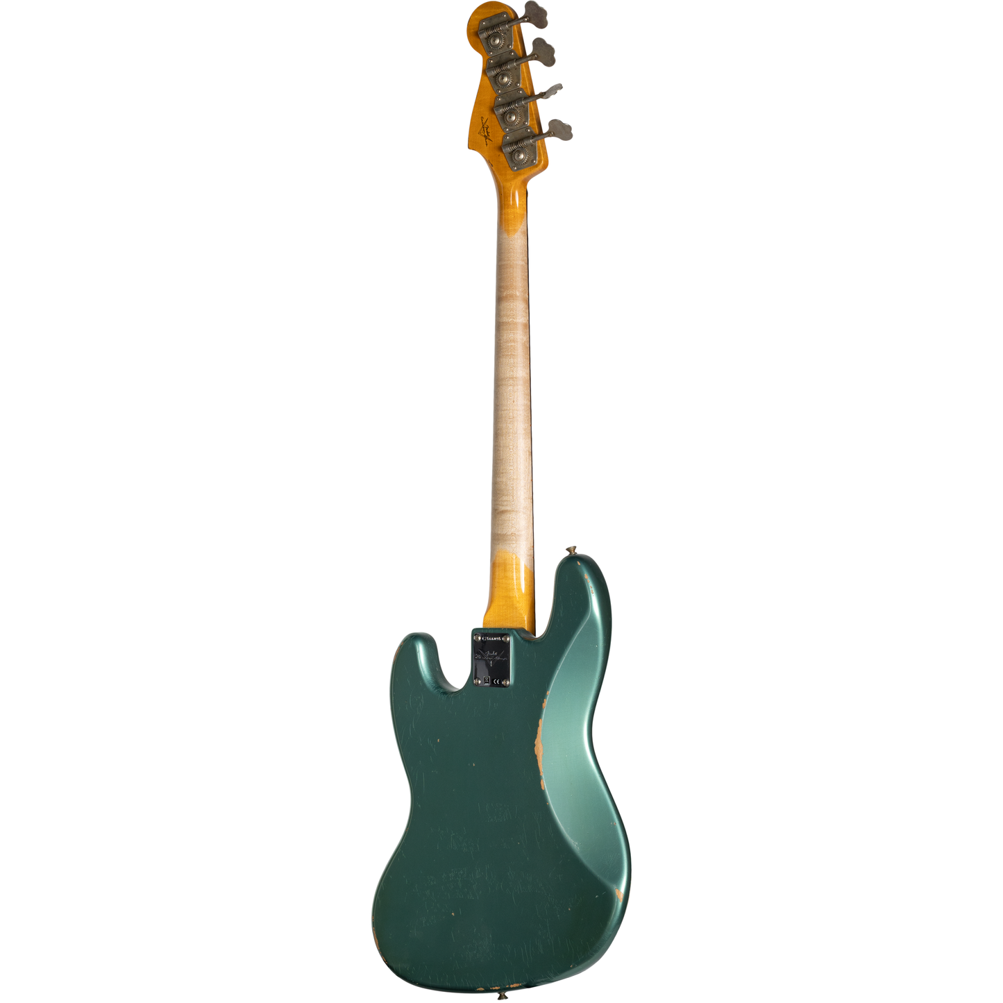 Fender Custom Shop 1960 Jazz Bass Relic - Faded Aged Sherwood Green Metallic