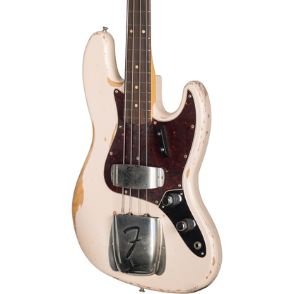 Fender Flea Jazz Bass - Rosewood Fingerboard, Roadworn Shell Pink