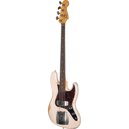 Fender Flea Jazz Bass - Rosewood Fingerboard, Roadworn Shell Pink