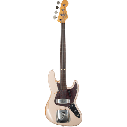 Fender Flea Jazz Bass - Rosewood Fingerboard, Roadworn Shell Pink
