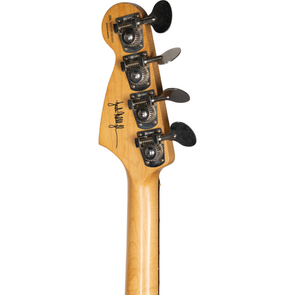 Fender Justin Meldal-Johnsen Road Worn Mustang Bass - Faded Daphne Blue