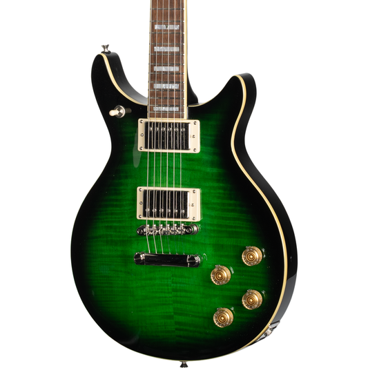 Used Epiphone DC PRO Double cut Wild Ivy electric guitar, no case.