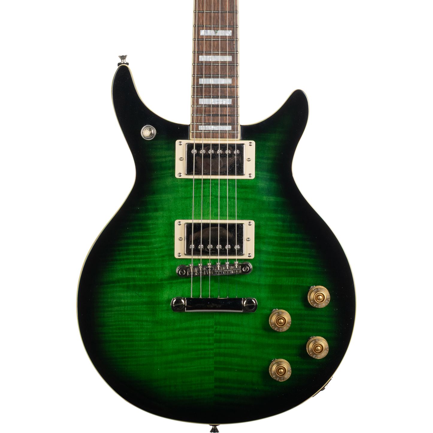 Used Epiphone DC PRO Double cut Wild Ivy electric guitar, no case.