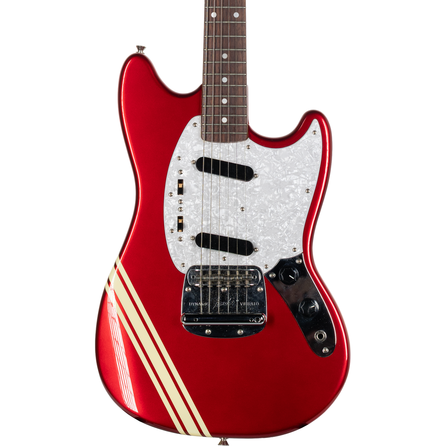 Fender Limited Edition 2002 Competition Mustang Electric Guitar - Candy Apple Red