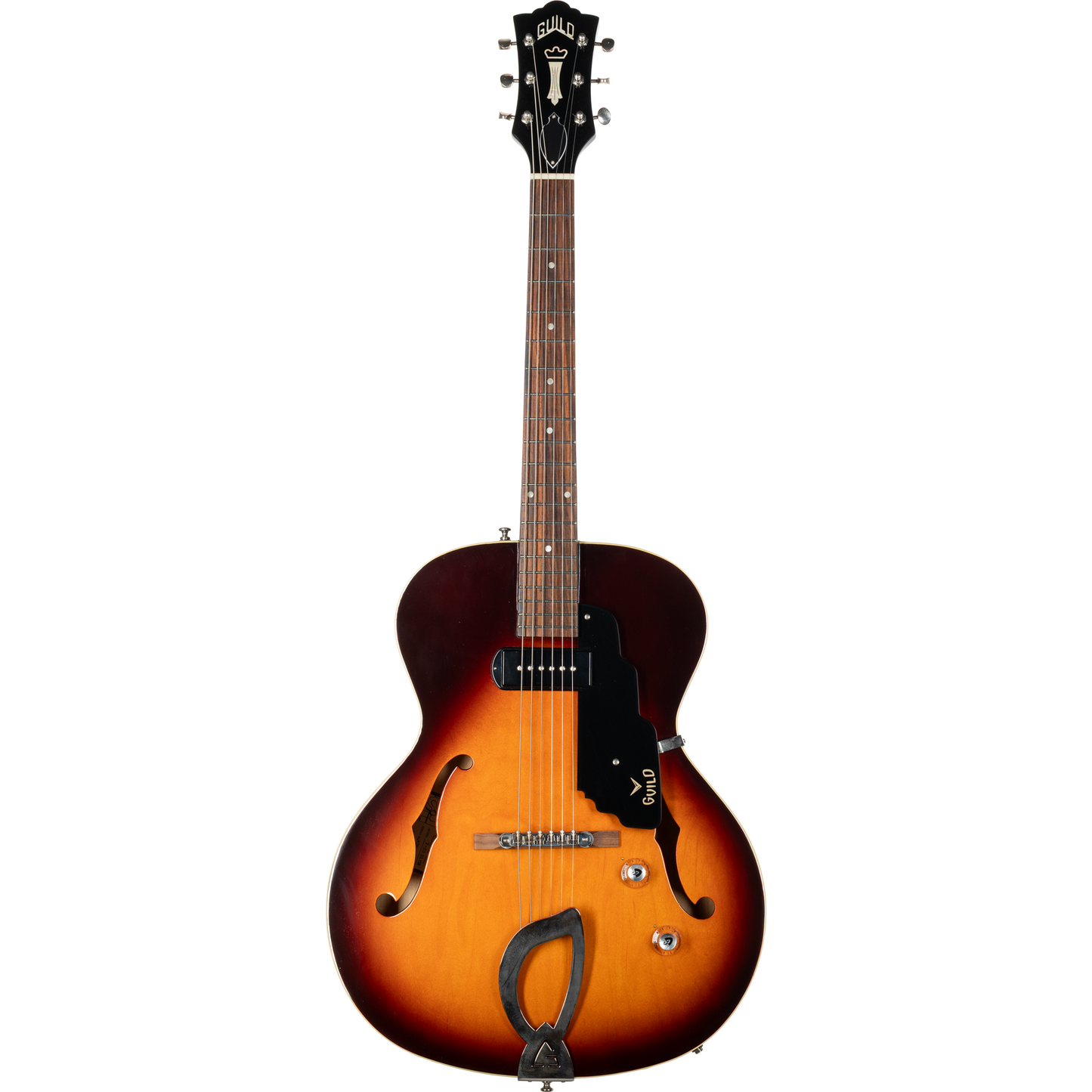 Guild T-50 Slim Hollow Body Electric Guitar - Vintage Sunburst