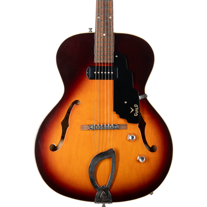 Guild T-50 Slim Hollow Body Electric Guitar - Vintage Sunburst