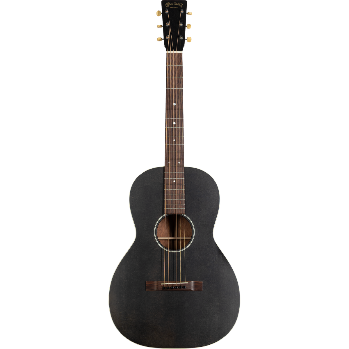 Martin 2016 00-17s Acoustic Guitar - Black Smoke Satin