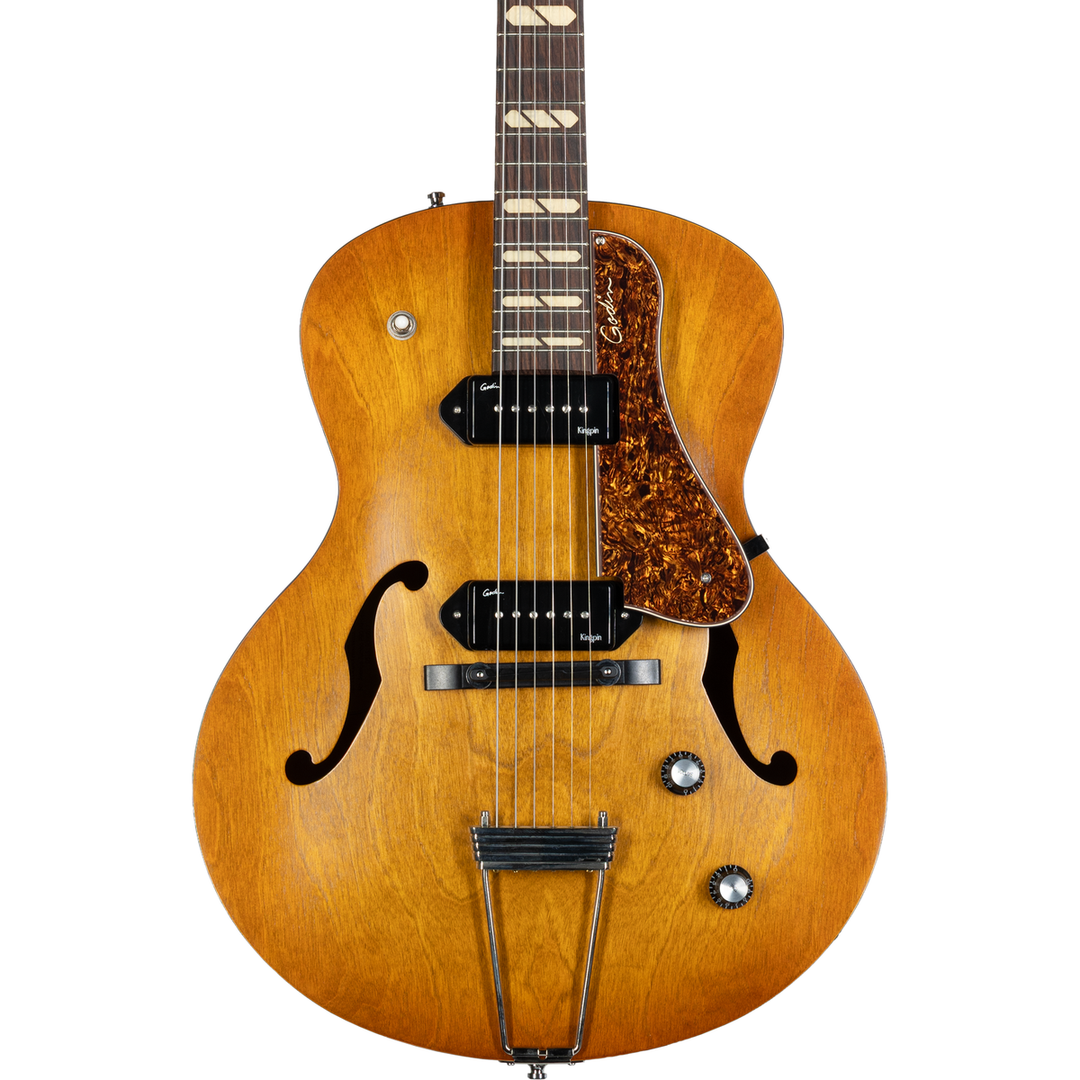 Godin 5th Avenue Jumbo P90 Electric Guitar - Harvest Gold