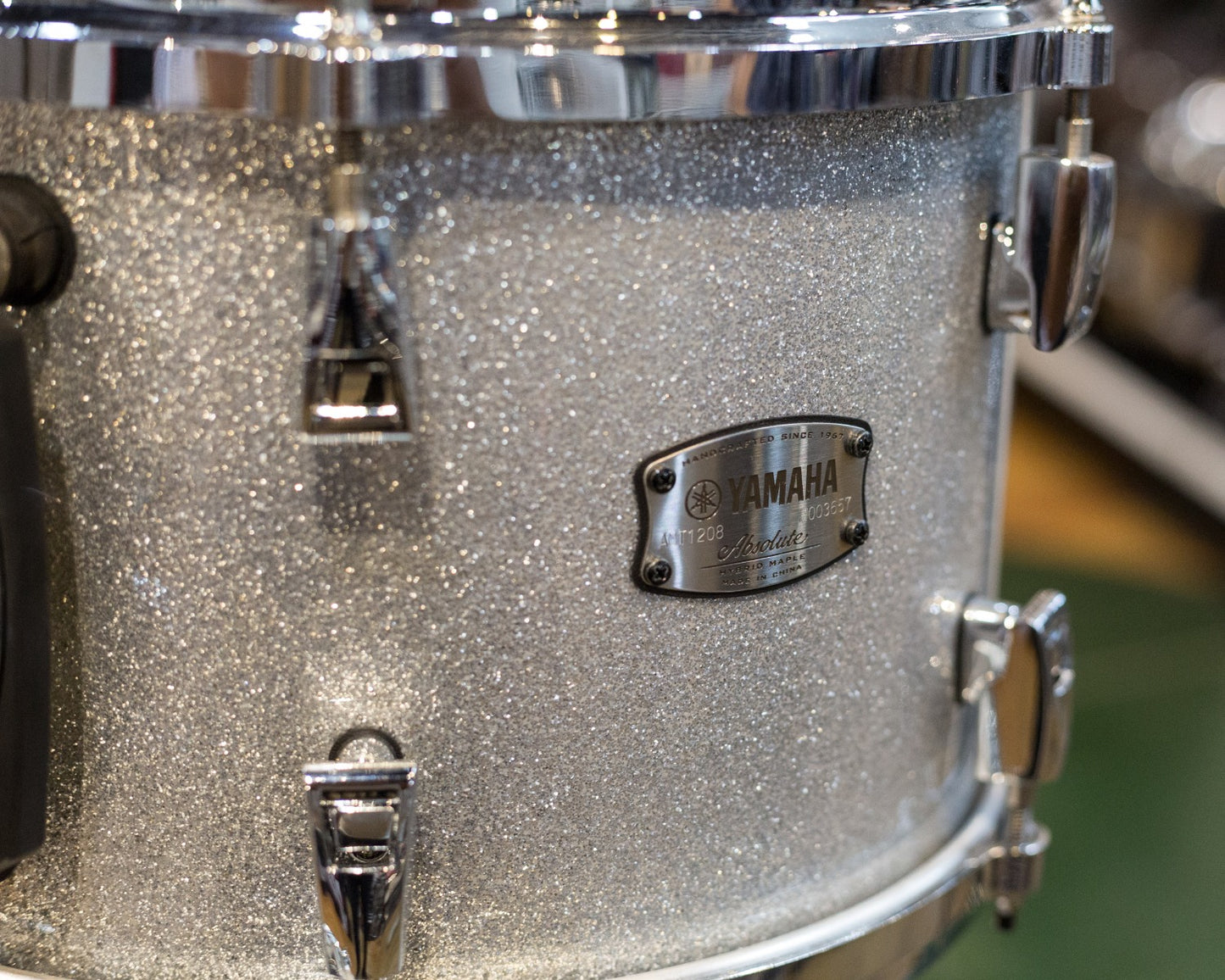 Yamaha Absolute Hybrid Maple 3-Piece Shell Kit - Silver Sparkle Lacquer