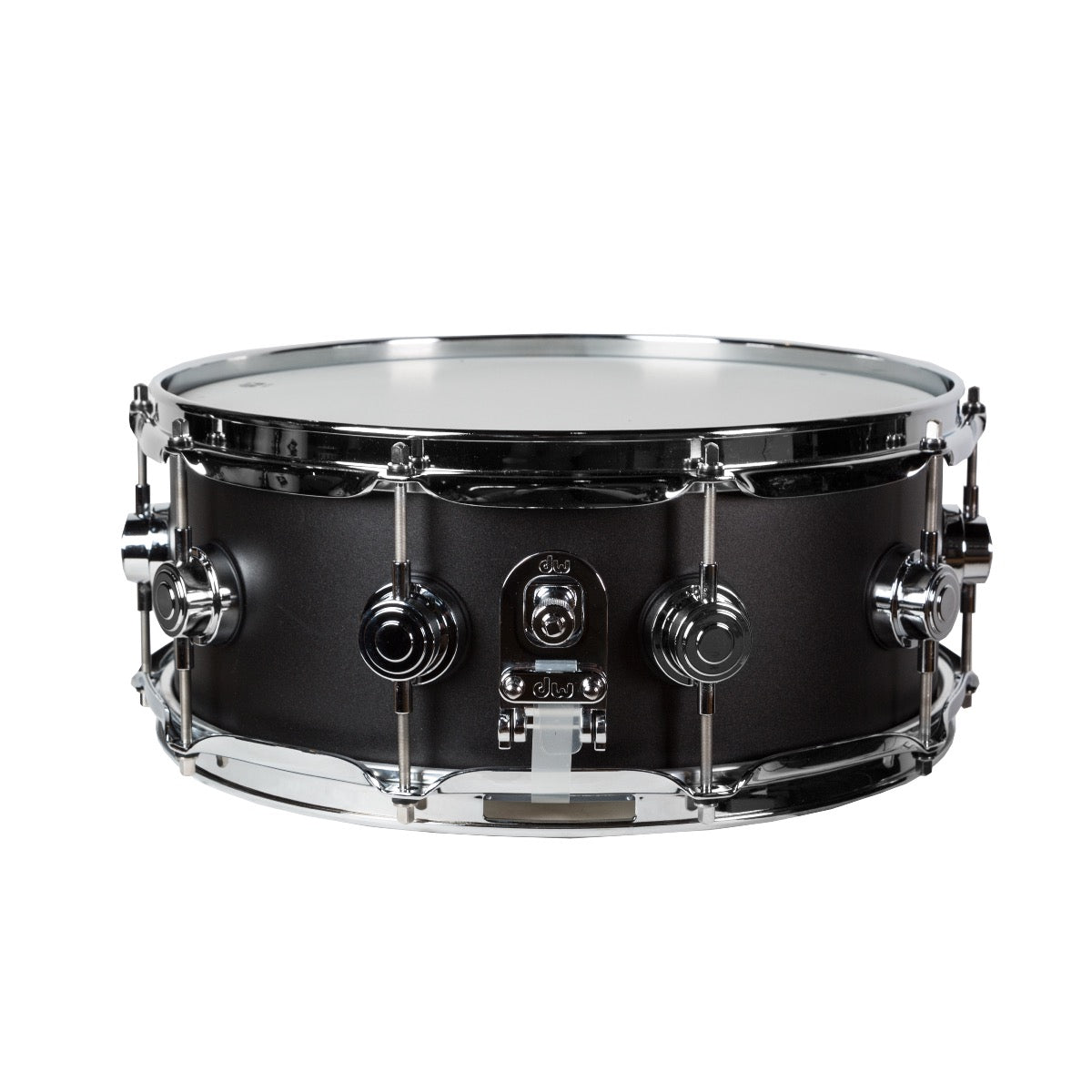Drum Workshop 3mm 5.5”x14” Aluminum Black Powder Coated Snare Drum