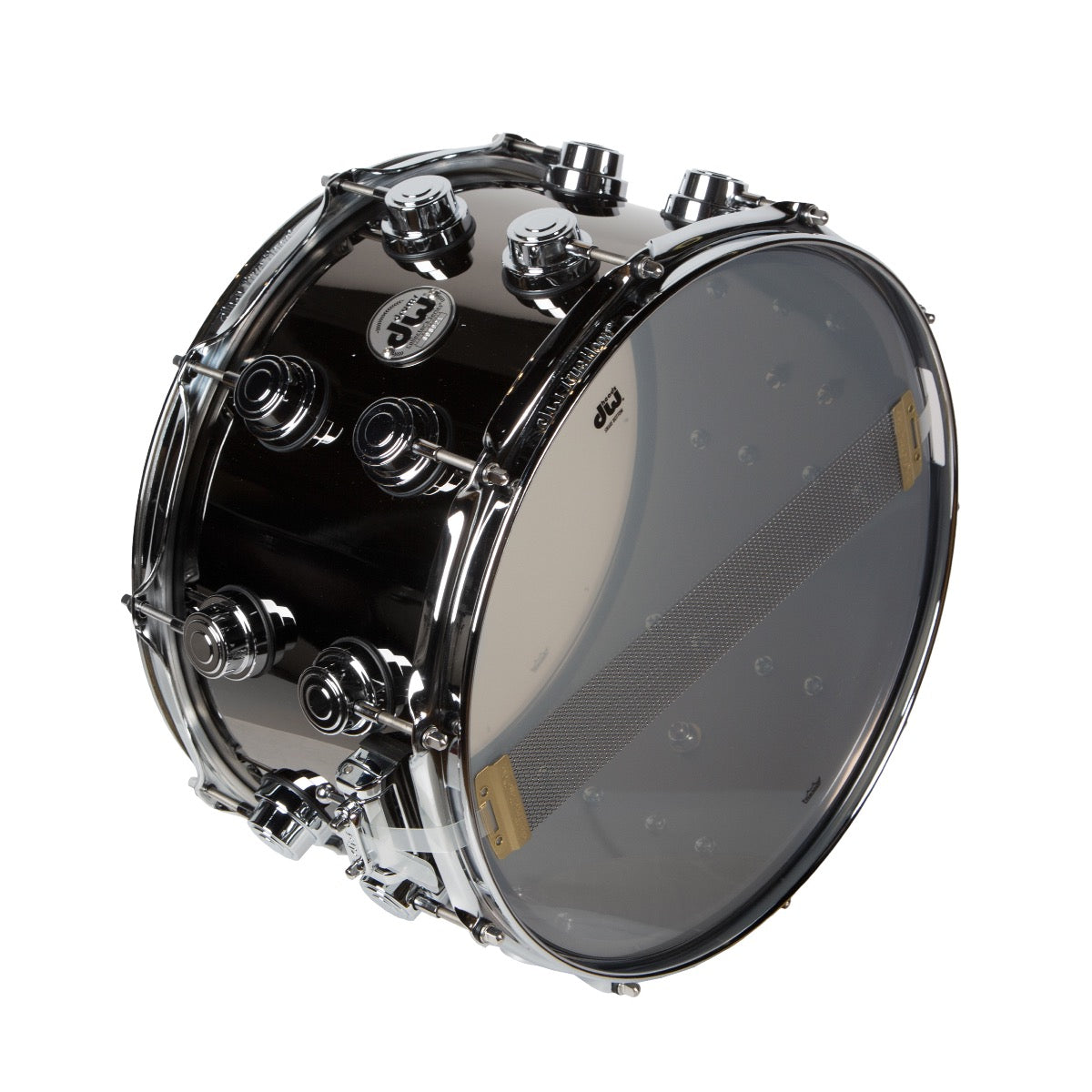 DW 14x8 Collectors Series Black Nickel Finish on Brass Shell Snare - B-stock