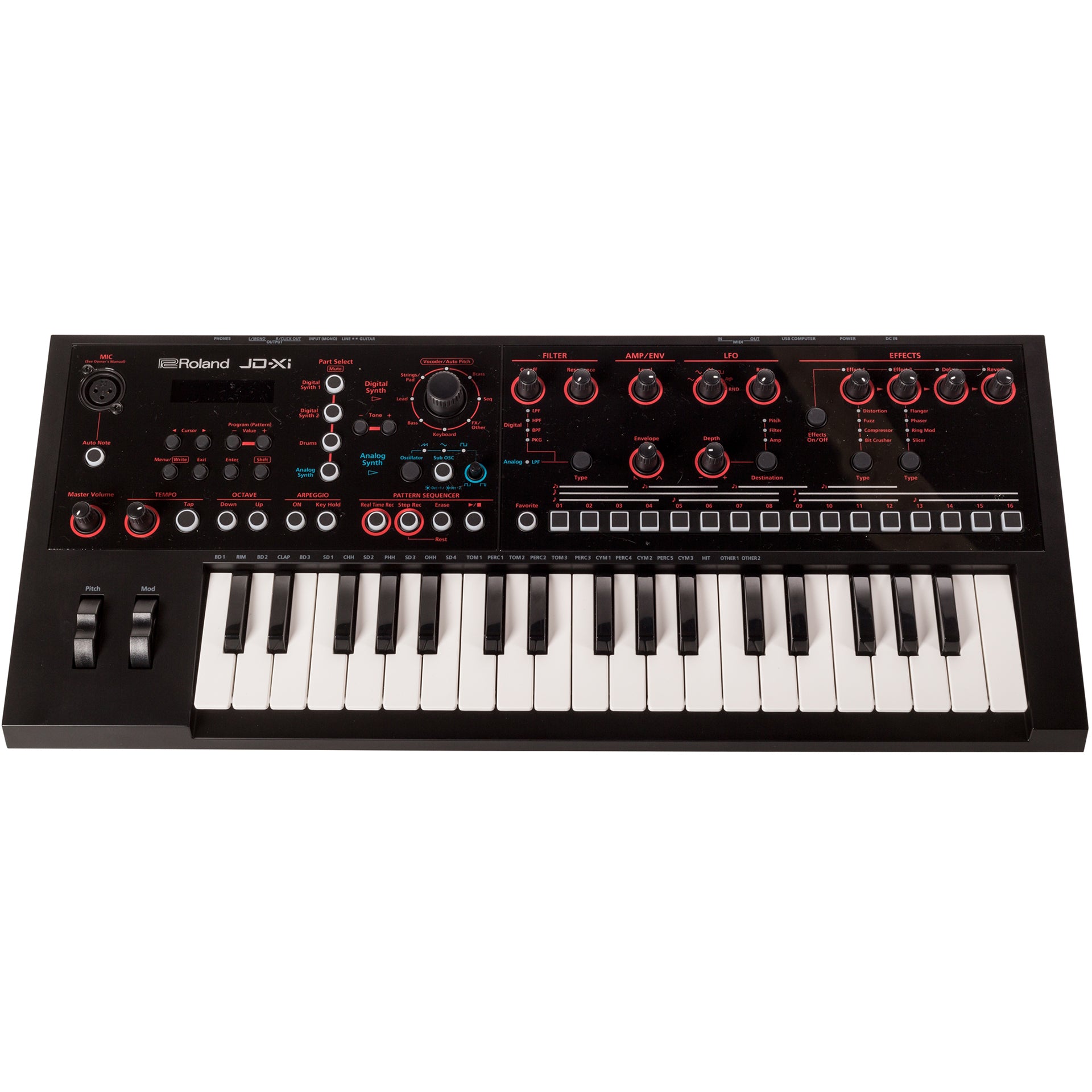 Roland JD-XI 37-Key Analog / Digital Crossover Synthesizer – Alto 