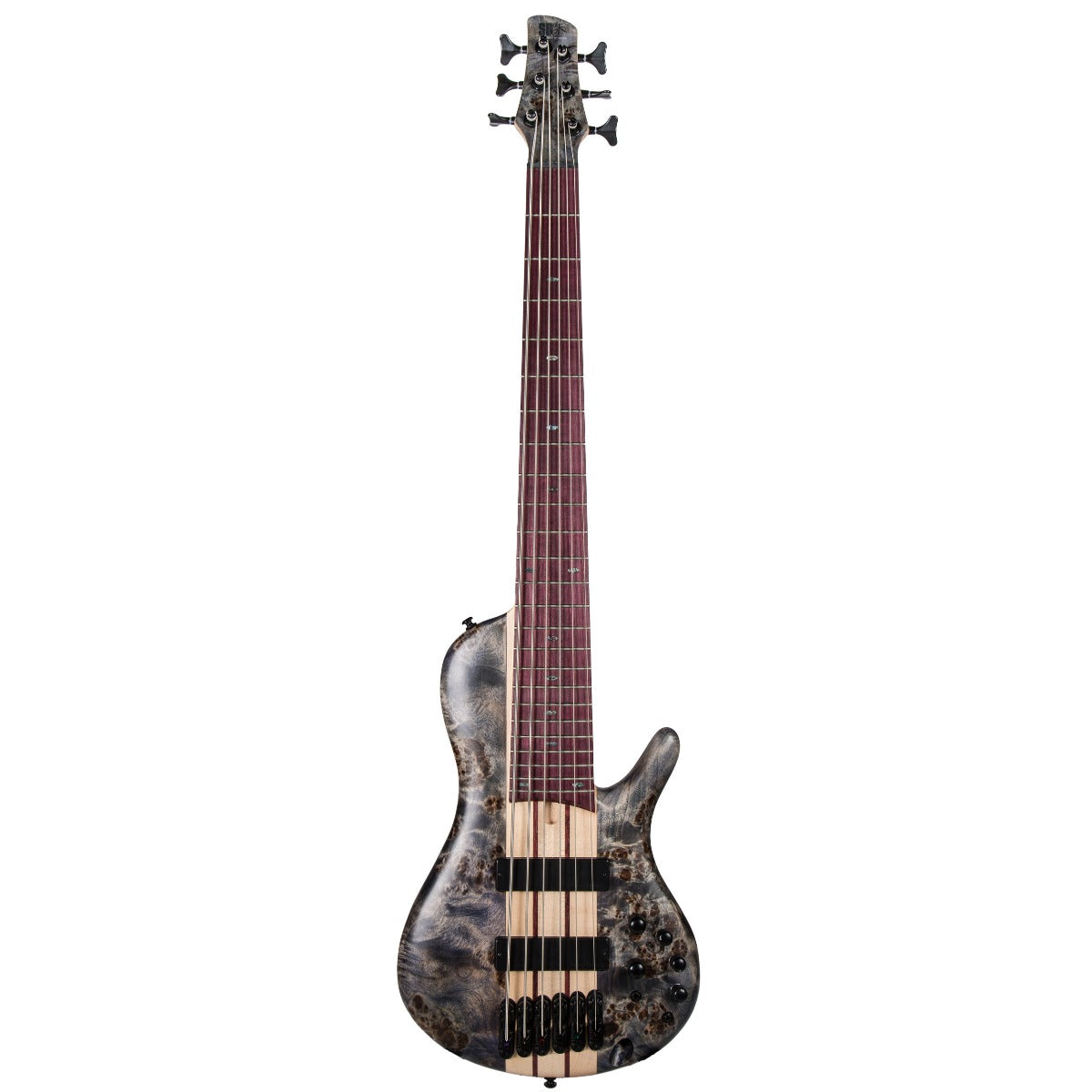 Ibanez SRSC806 Bass Workshop Singlecut 6 String Bass in Deep Twilight Flat