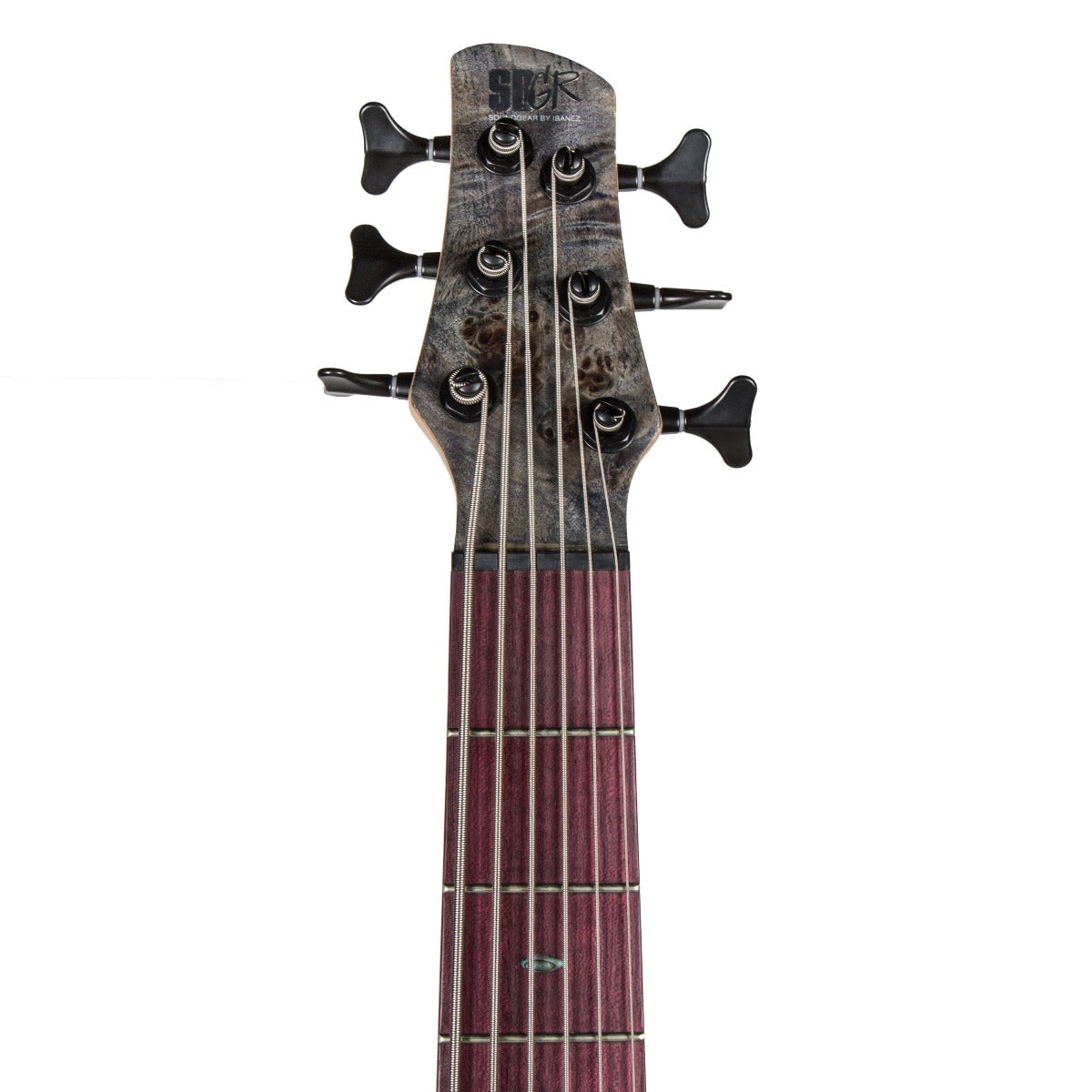 Ibanez SRSC806 Bass Workshop Singlecut 6 String Bass in Deep Twilight Flat