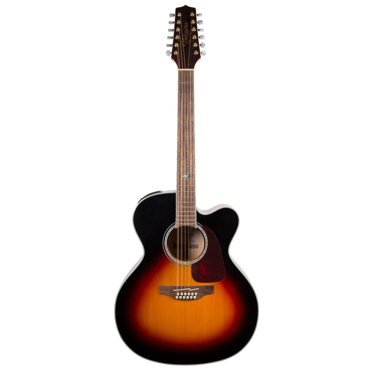 Takamine G Series GJ72CE-12BSB 12-String Jumbo Acoustic Electric Guitar Brown Sunburst