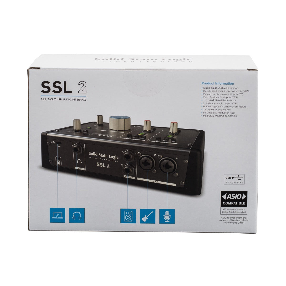 Solid State Logic SSL2+ Interfaz de Audio USB 2x4 - Studio Market