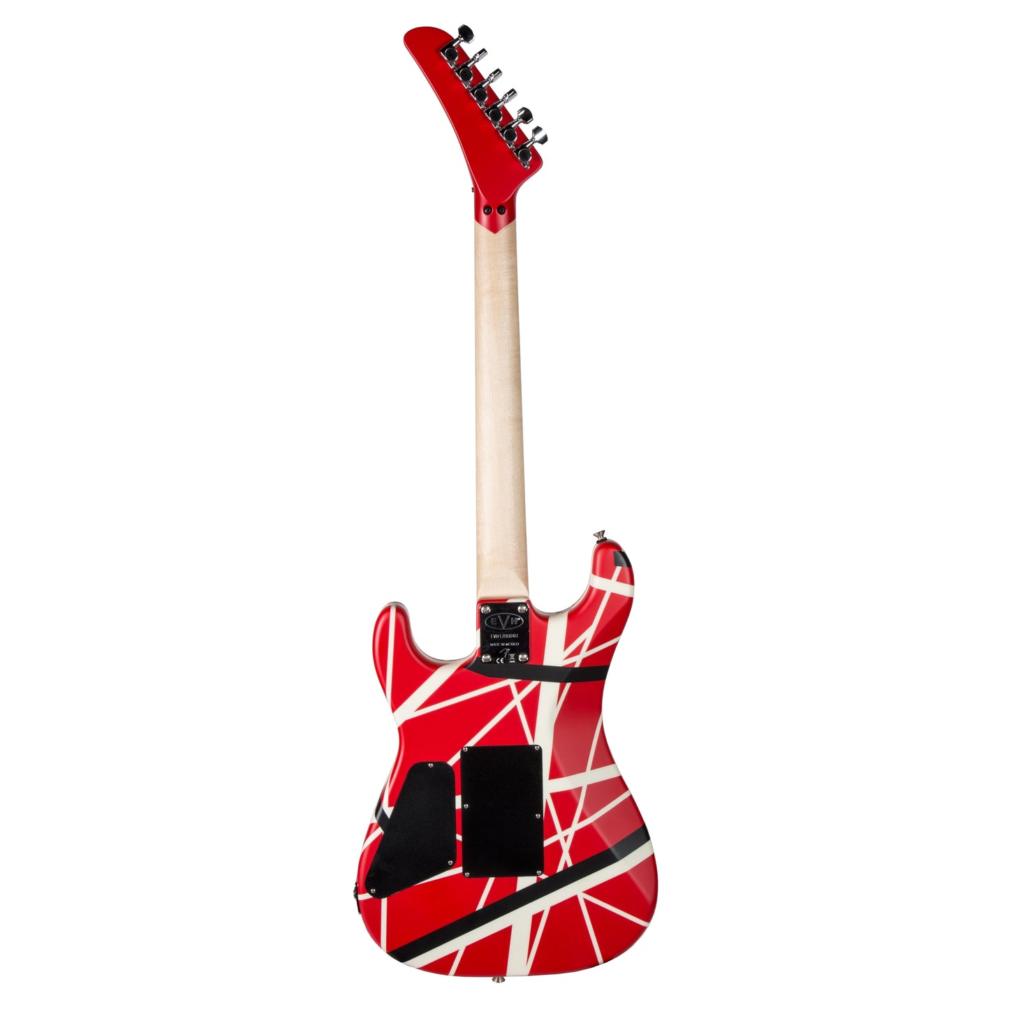 EVH Striped Series 5150® Electric Guitar - Red, Black and White Stripes
