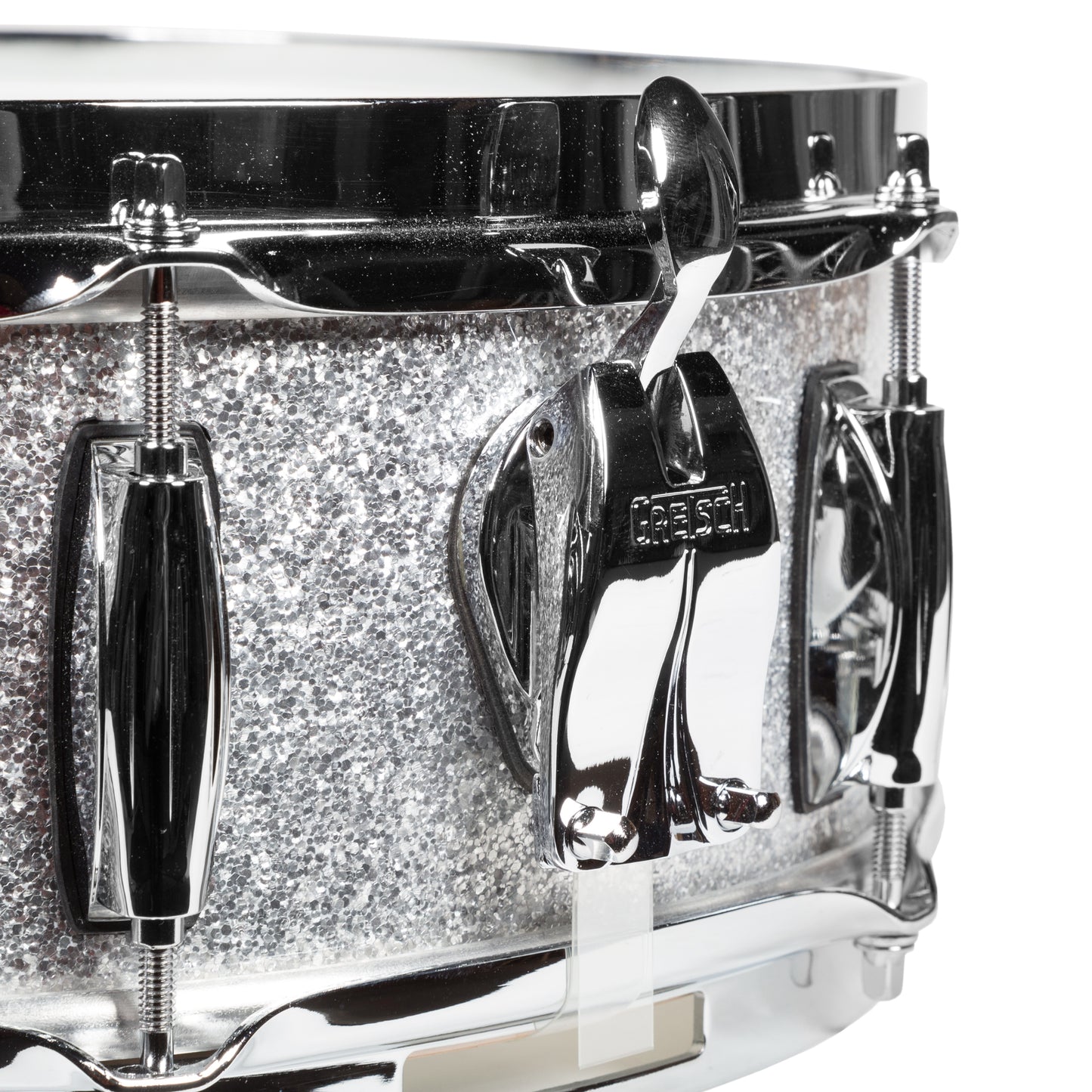Gretsch Brooklyn Series 5x14 Snare Drum in Silver Sparkle