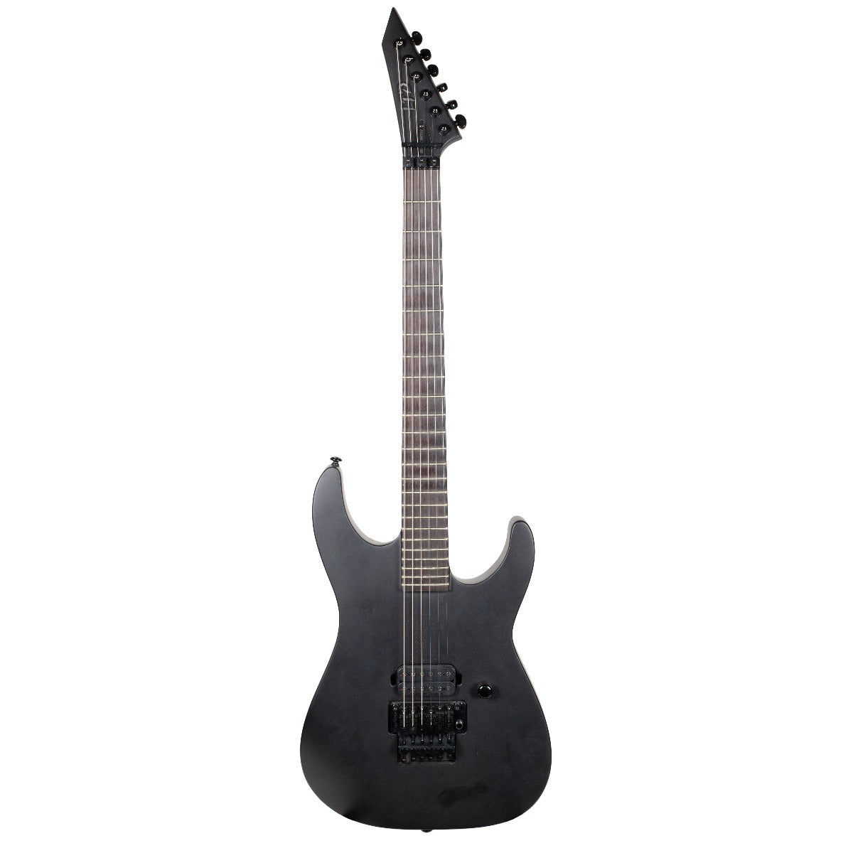 ESP LTD Black Metal Single Humbucker Electric Guitar, Black Satin