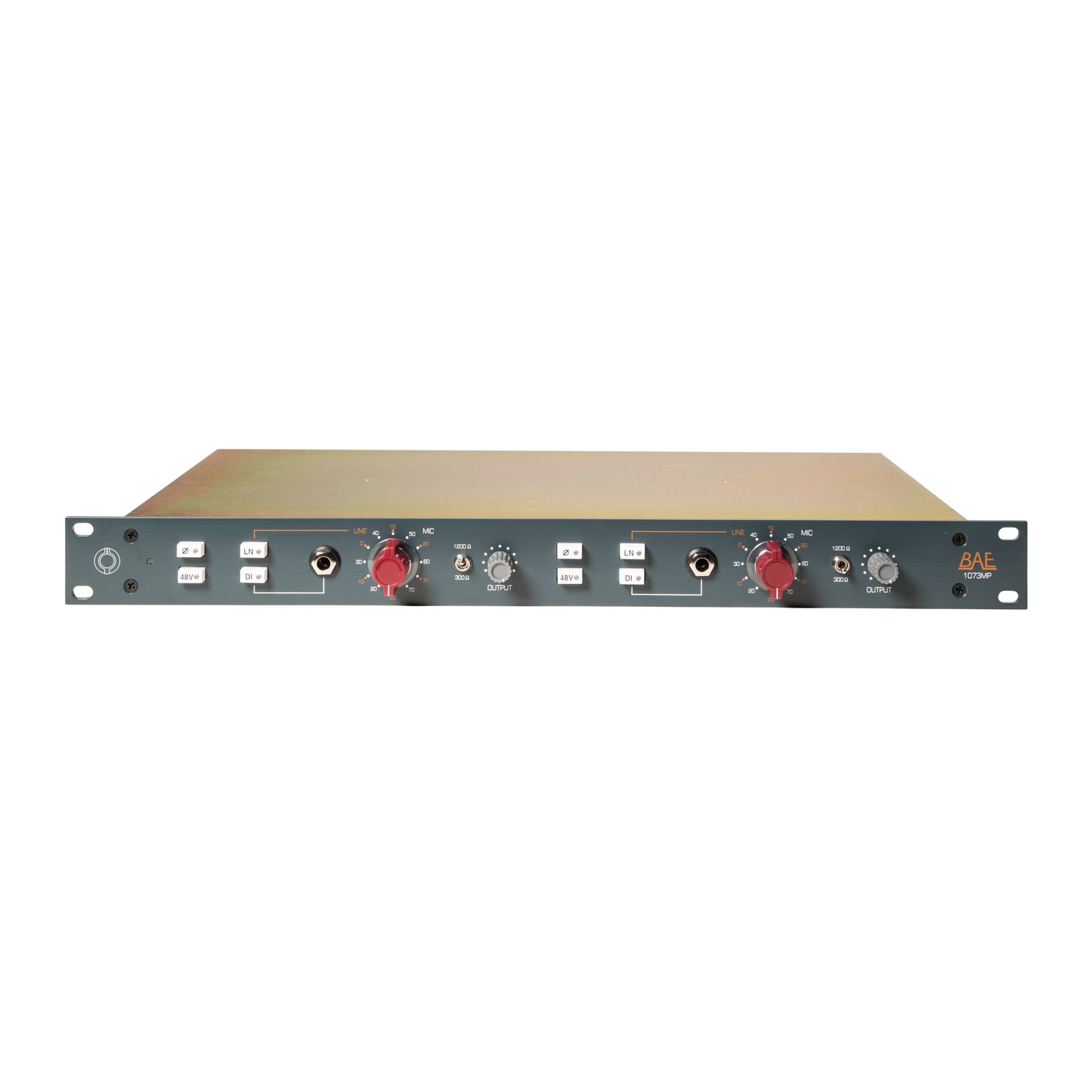 BAE 1073MP Dual-Channel Microphone Preamp with Power Supply