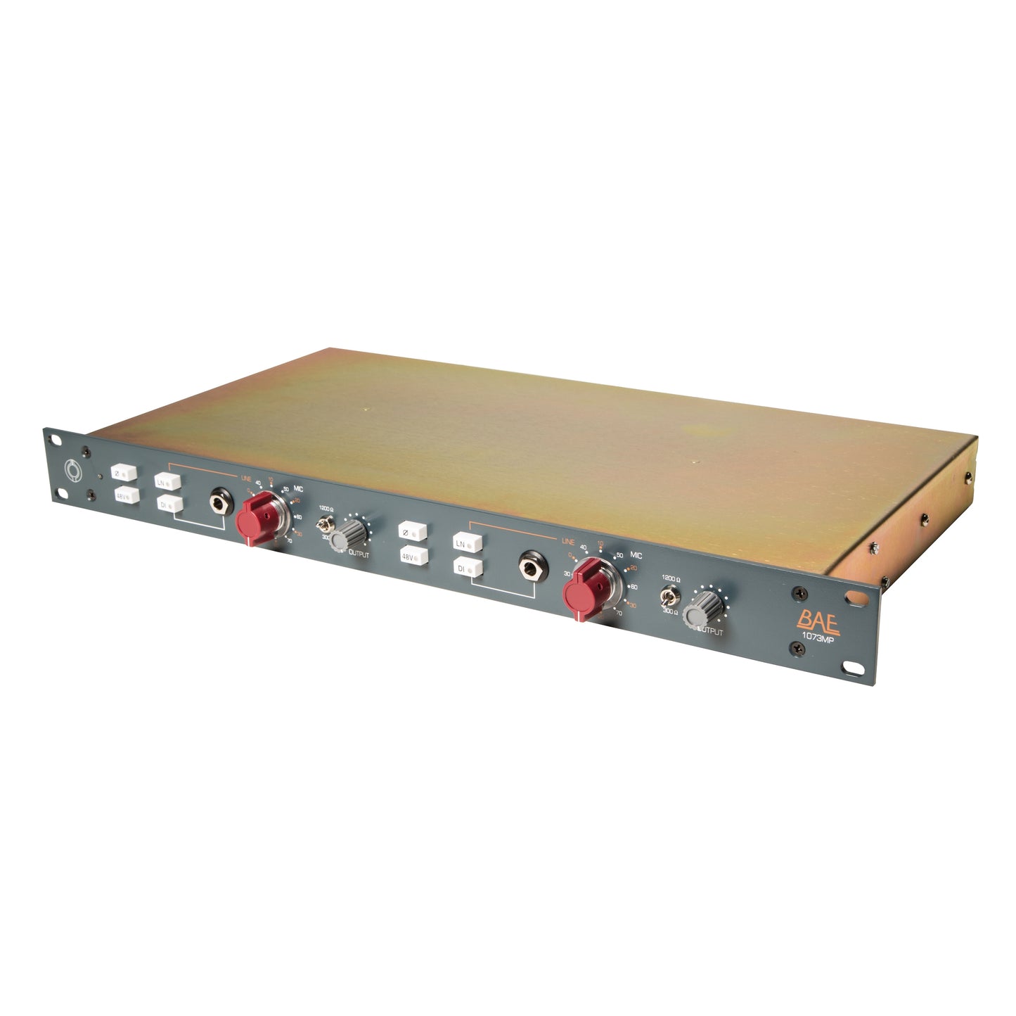 BAE 1073MP Dual-Channel Microphone Preamp with Power Supply
