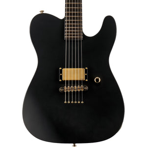 ESP LTD AA-1 Alan Ashby Signature Electric Guitar, Black Satin