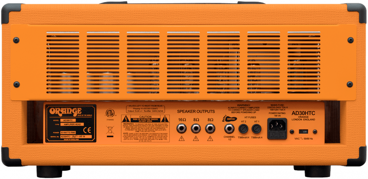 Orange AD30 HTC 30-Watt Dual-Channel Head