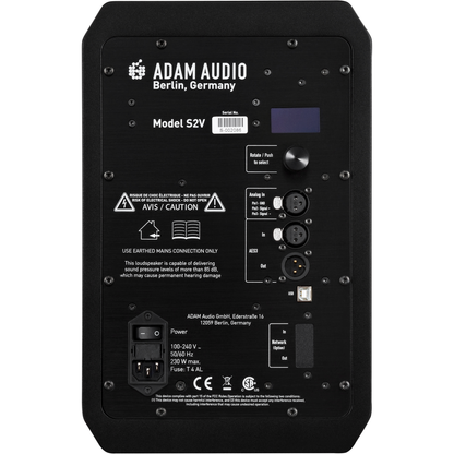 Adam Audio S2V Premium Near Field 2-Way 8" Studio Monitor - Single