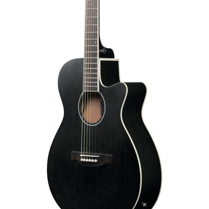 Ibanez AEG7MH Acoustic Electric Guitar in Weathered Black Open Pore