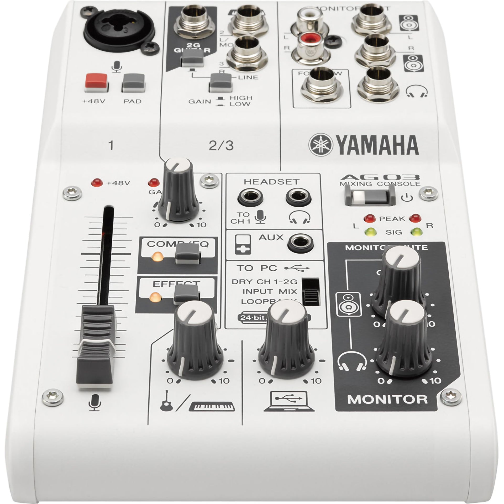Yamaha AG03 3-Channel Mixer & USB Audio Interface – Alto Music