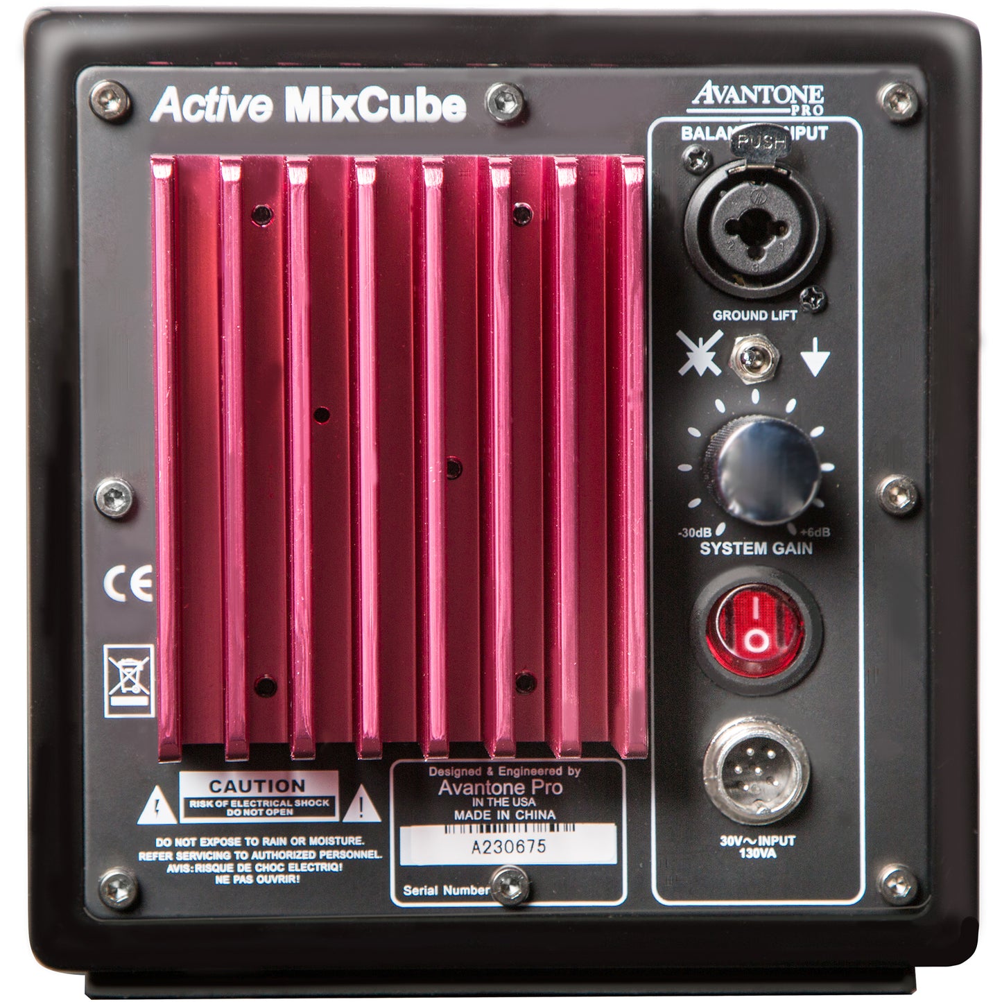 Avantone Single (1) Active MixCube AMB in Black