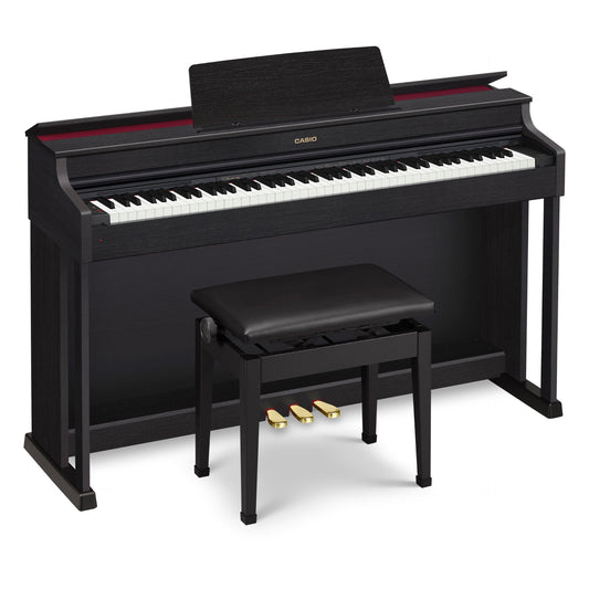 Casio AP-470 Celviano Digital Cabinet Piano with Bench - Black