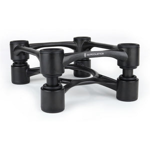 IsoAcoustics Aperta Isolation Speaker Stands - Black - Pair