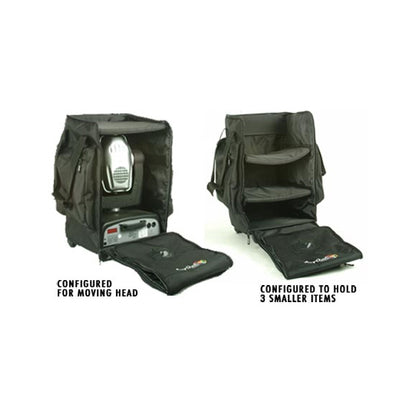 Arriba Cases Moving Head Style Bag with Wheels & Pull Up Handle