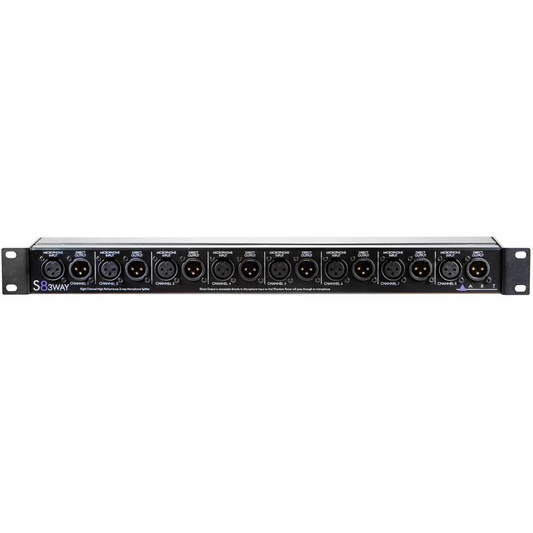 Art S8-3WAY 8-Channel Balanced 3-Way Microphone Splitter