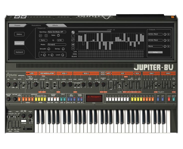 Arturia JUP-8 V (Jupiter 8 Soft Synth)