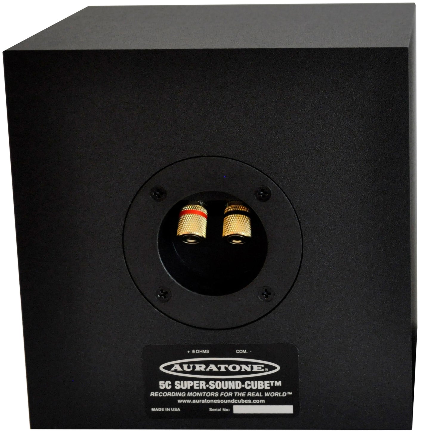 Auratone 5C Super Sound Cube Passive Studio Monitor - Black, Single
