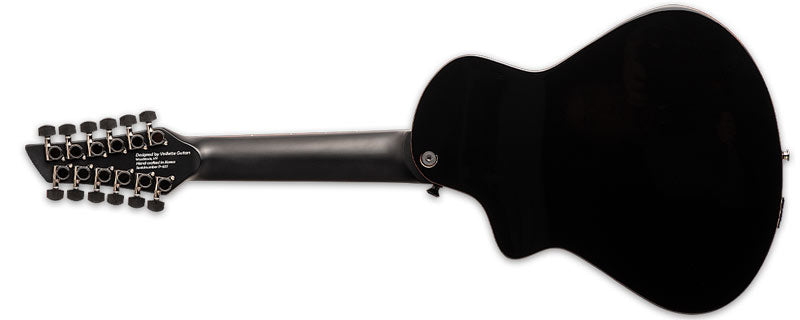 Veillette Avante Series Gryphon 12 String Black w/ Gig Bag